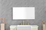 42x 24Inch LED Mirror Bathroom Vanity Mirror with Back Light, Wall Mount Anti-Fog Memory Large Adjustable Vanity Mirror - as Pic