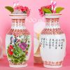 Chinese Style Ceramic Cocktail Cup Vintage Painted Vase Wine Glass Summer Drink Cup, 500ml - Default