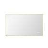 42x 24Inch LED Mirror Bathroom Vanity Mirror with Back Light, Wall Mount Anti-Fog Memory Large Adjustable Vanity Mirror - as Pic