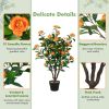 3.3 Feet Artificial Camellia Tree for Indoor and Outdoor - as show