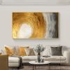 Hand Painted Oil Painting Abstract Gold Texture Oil Painting on Canvas Original Minimalist Art Golden Decor Custom Painting Living Room Home Decor - 1