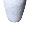 Artisan Ceramic Grey Stone Vase 7"D x 10.5"H - Country Charm for Your Home - as Pic