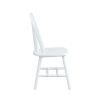 Autumn Lane Windsor Solid Wood Dining Chairs, Set of 2 - White