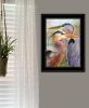 "Blue Heron Duet" by Stellar Design Studio, Ready to Hang Framed Print, Black Frame - as Pic