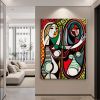 Hand Painted Oil Painting Canvas Wall Art Pablo Picasso Paintings Living Room Hallway Bedroom Luxurious Decorative Painting - 90X120cm - 01