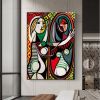 Hand Painted Oil Painting Canvas Wall Art Pablo Picasso Paintings Living Room Hallway Bedroom Luxurious Decorative Painting - 50X70cm - 01