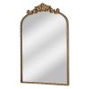 Arch Metal Wall Mirror D√©cor in Gold - Gold