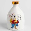 500ml Ceramic Empty Wine Jar Chinese Style White Wine Bottle Wine Jug Fu Lu Child Wine Vase Flask Flagon - Default