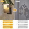 Inowel Wall Light Outdoor LED Wall Mount Lamp Modern Wall Mount Sconce Lantern Fixture for Porch Front Door 2113 - Grey