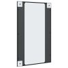 Wall Mirror Black 19.7"x31.5" Rectangle Iron - Black