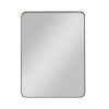 Wall Mirror 30x40 Inch Black Rectangular Mirror Metal Framed Mirror Vanity Mirror Dressing Mirror, for Bathroom, Living Room, Bedroom Wall Decor - as