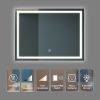 40X32 inch Bathroom Led Classy Vanity Mirror with High Lumen,Dimmable Touch,Wall Switch Control, Anti-Fog ,CRI 90 Adjustable 3000K-4500K-6000K ,IP54 W