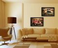 "Vintage Trucks Collection" 2-Piece Vignette By Robin-Lee Vieira, Printed Wall Art, Ready To Hang Framed Poster, Black Frame - as Pic