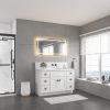 40*24 inBathroom Vanity Mirrors , Framed Dimmable Makeup Mirror for Wall, Backlit and Shatterproof, Anti-Fog(Horizontal/Vertical) - as Pic