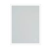 32 x 24 in. Rectangular Frameless Wall-Mount Anti-Fog LED Light Bathroom Vanity Mirror - Silver