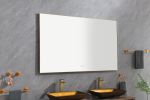 60x 36Inch LED Mirror Bathroom Vanity Mirror with Back Light, Wall Mount Anti-Fog Memory Large Adjustable Vanity Mirror - as Pic