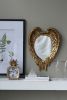 22" x 16" Golden Wing Accent Mirror, Wall Mirror for Living Room, Entryway, Bedroom, Foyer, Office - as Pic