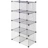 DIY 8 Cube Grid Wire Cube Shelves - as show