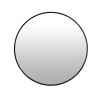 24" Large Round Black Circular Mirror - Black