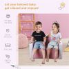 Kids 2-in-1 Sofa Sets-Pink - as picture