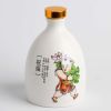 500ml Ceramic Empty Wine Jar Chinese Style White Wine Bottle Wine Jug Benediction Child Wine Vase Flask Flagon - Default