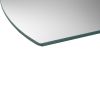 Wall Mirrors 8 pcs 7.9"x7.9" Wave Glass - Silver