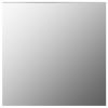 Wall Mirror 19.7"x19.7" Square Glass - Silver