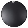 Black 24 IN Metal Round mirror - 1