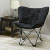 Comforts Adult Folding Butterfly Chair - Black