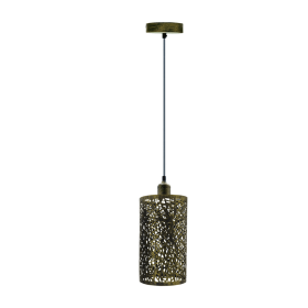 Decorate New Pattern Cage Model 7 (Color: Brushed Brass)