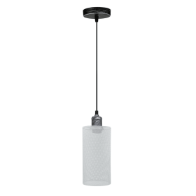 Pendant Light Drum Cage Model 5 (Color: White)