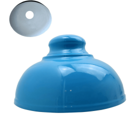 Pendant Shade Metal Easy Fit (Color: Blue)