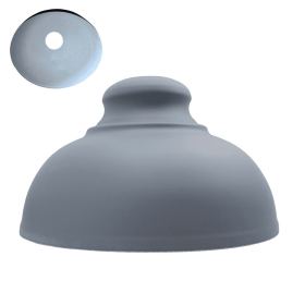 Pendant Shade Metal Easy Fit (Color: Grey)