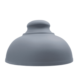 Curvy Metal Easy Fit shade (Color: Grey)