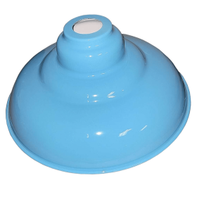 320mm Wide Curvy Pendant Shades (Color: LIGHT BLUE)