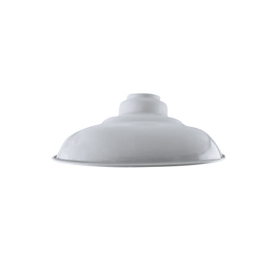 320mm Wide Curvy Pendant Shades (Color: White)