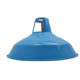 Barn Slotted Metal Easy Fit shade (Color: Blue)