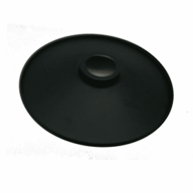 Brushed Flat Metal Ceiling Pendant Shade (Color: Black)