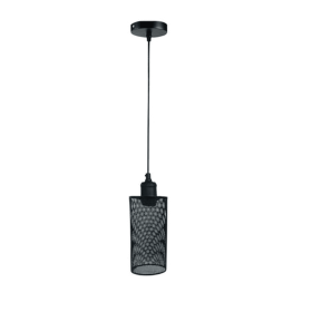 Pendant Light Drum Cage Model 5 (Color: Black)