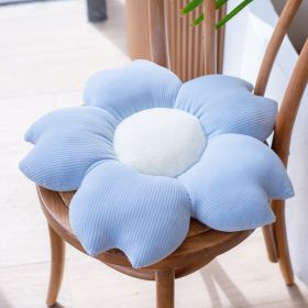 Bed and Breakfast Cushion Small Daisy Petal Cushion (Option: Blue sakura-40cm)