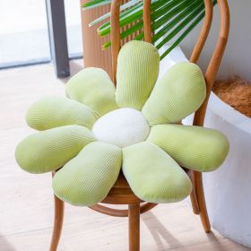 Bed and Breakfast Cushion Small Daisy Petal Cushion (Option: Green Little Zou Ju-70cm)