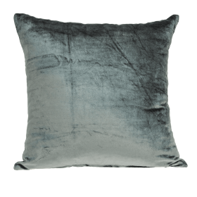 Parkland Collection Garnet Charcoal Solid Throw Pillow (Color: Charcoal, size: 18" x 18")