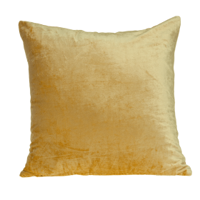 Parkland Collection Danbury Yellow Solid Throw Pillow (Color: Yellow, size: 18" x 18")