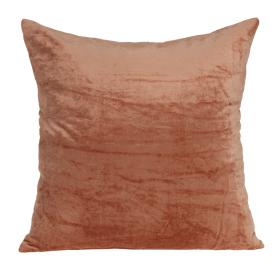 Parkland Collection Sunstone Orange Solid Throw Pillow (Color: Orange, size: 18" x 18")