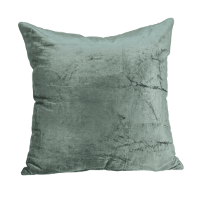 Parkland Collection Diego Sea Foam Solid Throw Pillow (Color: Sea Foam, size: 20" x 20")