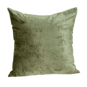 Parkland Collection Sphene Olive Solid Throw Pillow (Color: Olive, size: 22" x 22")