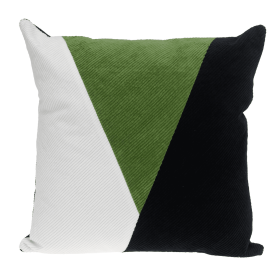 Parkland Collection Arcas Transitional Multicolor Throw Pillow (Color: Green, size: 20" x 20")