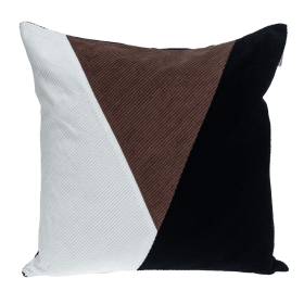 Parkland Collection Arcas Transitional Multicolor Throw Pillow (Color: Brown, size: 20" x 20")