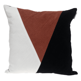 Parkland Collection Arcas Transitional Multicolor Throw Pillow (Color: Burnt Orange, size: 20" x 20")