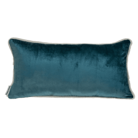 Parkland Collection Maia Transitional Multicolor Reversible Throw Pillow (Color: Green/Teal, size: 12" x 24")